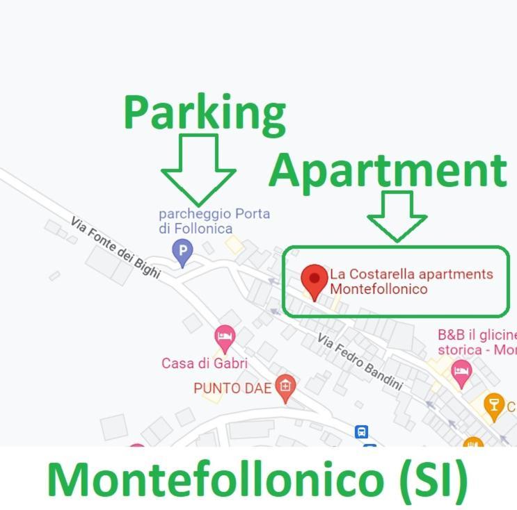 Апартаменти La Costarella Montefollonico Екстер'єр фото